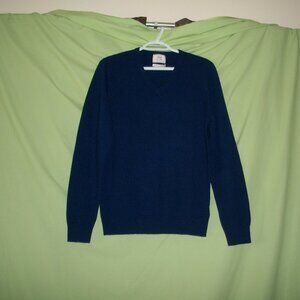 NWT Men's El Corte Inglés "Easy Wear" Dark Blue Color Wool/Cashmere Sweater